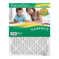 AAF Flanders NaturalAire 16 in. W x 20 in. H x 1 in. D Polyester Synthetic 8 MERV Pleated Air Filter (Pack of 12)