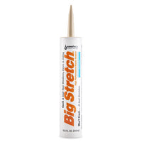 Sashco Big Stretch Almond Elastomeric Acrylic Latex Door/Siding/ Window Caulk 10.5 oz. (Pack of 12)