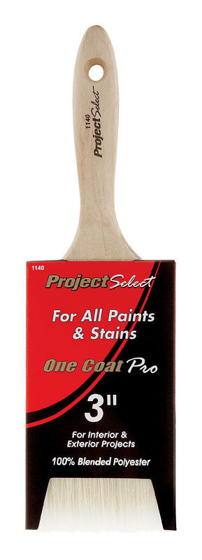 Linzer Products 1140-0300 3 Polyester Project Select™ Varnish & Wall Paint Brush  (Pack Of 12)