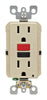 Leviton SmartlockPro 15 amps 125 V Duplex Ivory GFCI Outlet 5-15R 1 pk