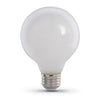 Feit Enhance G25 E26 (Medium) Filament LED Bulb Soft White 60 Watt Equivalence 3 pk