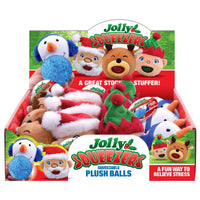 Shawshank LEDz Magic Seaons Jolly Squeezable Ball Toys Plush Assorted 12 pc (Pack of 12)
