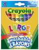 Crayola 52-3280 Large Crayola® Washable Crayons (Pack of 12)