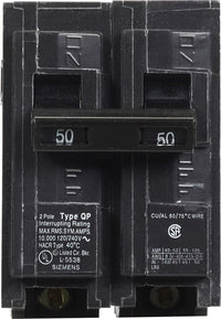 Siemens 50 amps Standard 2-Pole Circuit Breaker - Deal of The Week