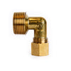 1/2 in. Compression X 3/4 in. D MPT Brass 90 Degree Street Elbow (Pack of 5)