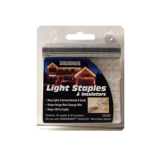 Surebonder 1/2 in. W X 1/2 in. L Wide Crown Cable Staples 60 pk