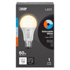 Feit Electric A19 E26 (Medium) LED Bulb Multi-Colored 60 Watt Equivalence 1 pk