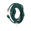 Projex Indoor or Outdoor 25 ft. L Green Triple Outlet Cord 14/3