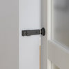 National Hardware Matte Zinc Indoor Sliding Door Lock
