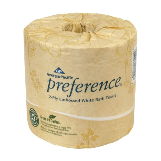 Georgia-Pacific Preference Toilet Paper 80 Rolls 550 sheet