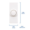 Heath Zenith White Plastic Wireless Door Chime Kit - Deal of The Week