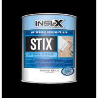 Insl-X Stix White Flat Water-Based Acrylic Urethane Primer 1 qt (Case Of 4)