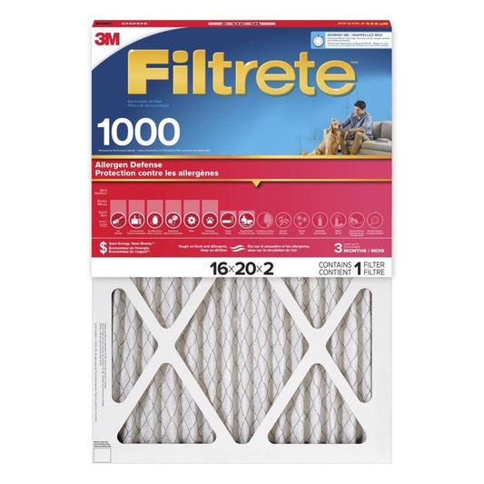 Filtrete 16 in. W X 20 in. H X 2 in. D Polypropylene 11 MERV Pleated Air Filter 1 pk (Pack of 4)