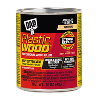 Dap Plastic Wood Natural Wood Filler 16 Oz. (Pack Of 12)