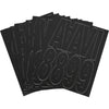 Hillman 3 in. Black Vinyl Self-Adhesive Letter and Number Set 0-9, A-Z 100 pc (Pack of 6)
