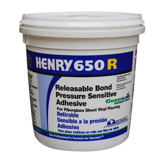 Henry Releasable Bond Pressure Sensitive Adhesive 1 gal.