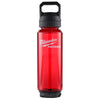 Milwaukee Packout 34 oz Red BPA Free Bottle with Chug Cap