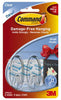 3M Command Small Plastic Hook 1-5/8 in. L 2 pk (Pack of 6)
