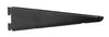 Knape & Vogt 182 Black Steel Double Slot Bracket 16 Ga. 10.5 in. L 450 lb (Pack of 10)