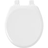 Mayfair Slow Close Round White Molded Wood Toilet Seat - Deal of The Week