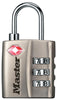 Master Lock 1-5/16 in. H X 3/8 in. W X 1-3/16 in. L Metal 3-Dial Combination Luggage Lock - Deal of The Week