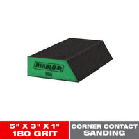 Diablo 5 in. L X 3 in. W X 1 in. 180 Grit Ultra Fine Angled Sanding Sponge