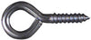National Hardware 0.16 in. D X 1-17/32 in. L Zinc-Plated Steel Screw Eye 30 lb. cap. 5 pk