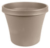 Bloem Terrapot 10.7 in. H Resin Traditional Planter Pebble Stone