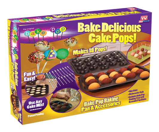 Telebrands Bake Pop Baking Pan With Sticks Boxed