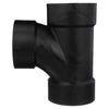 Charlotte Pipe 3 in. Hub X 3 in. D Hub ABS Sanitary Street Tee
