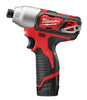 Milwaukee M12 12 V Cordless Brushed Impact Driver Kit 1000 in-lb