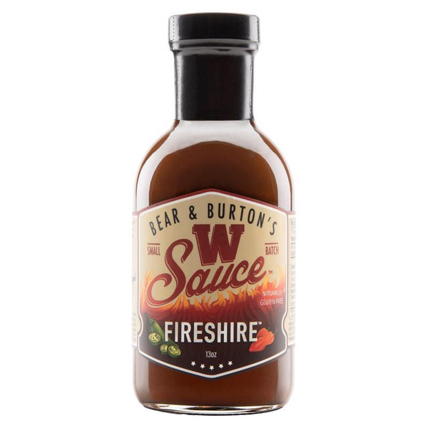 Salsa Fireshire de Bear &amp; Burton's de W Sauce, 12 oz (paquete de 6)