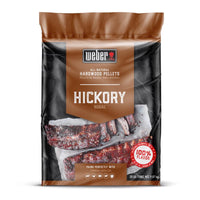 Weber SmokeFire Hickory Hardwood Pellets 20 lb All Natural Wood Fuel for Grilling and Smoking