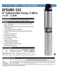 ECO-FLO 1 HP 3 wire 720 gph Stainless Steel Submersible Pump