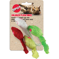 Spot Plush Mice W/ Catnip