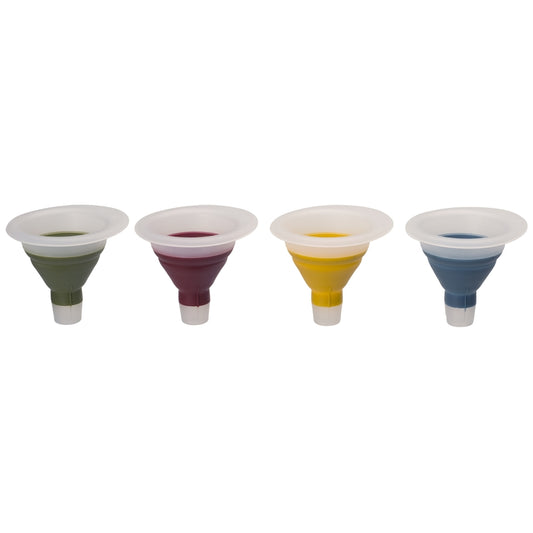 Progressive Cf-100cdp Assorted Colors Mini Collapsible Funnel (Pack of 12)