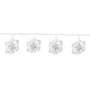 Celebrations Snowflake LED Light Set White 9 ft. 10 lights White (Pack of 8)