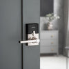Kwikset SmartCode 917 Satin Nickel Metal Electronic Touch Pad Entry Lever