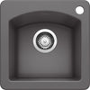 Diamond Bar Sink Dual Mount - Cinder