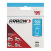 Arrow Fastener T50 3/8 in. W x 1/2 in. L 18 Ga. Flat Crown Heavy Duty Staples 1250 pk (Pack of 4)