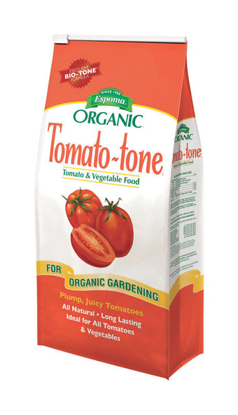 Nutriente orgánico para plantas en gránulos Tomato-tone de Espoma, 18 lb