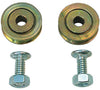 Prime-Line 1 in. D X 5/16 in. L Mill Steel Roller Assembly 2 pk - Deal of The Week