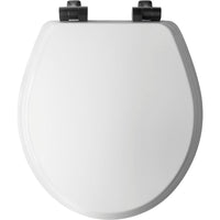 Mayfair by Bemis Benton Slow Close Round White Enameled Wood Toilet Seat - Deal of The Week