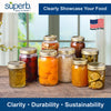 Superb Regular Mouth Canning Jar 32 oz 12 pk