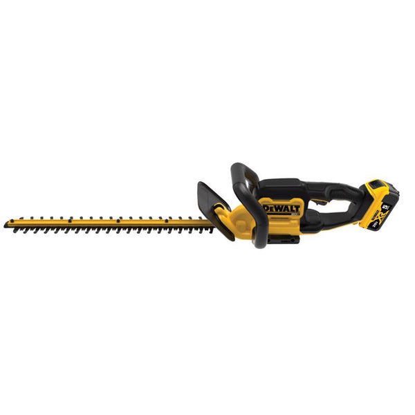 Kit de cortasetos a batería DeWalt DCHT821P1 de 22 pulgadas y 20 V (batería y cargador)