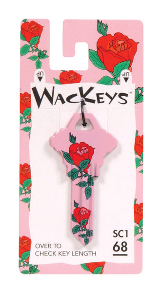 Llave en blanco universal Hillman Wackey Rose para casa/oficina (paquete de 6).