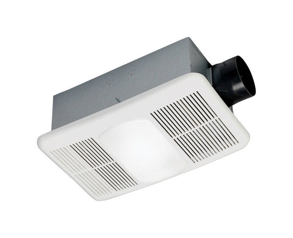 Ventilador/calefacción combinado para baño con luces Delta BreezRadiance de 80 CFM y 1,5 sones