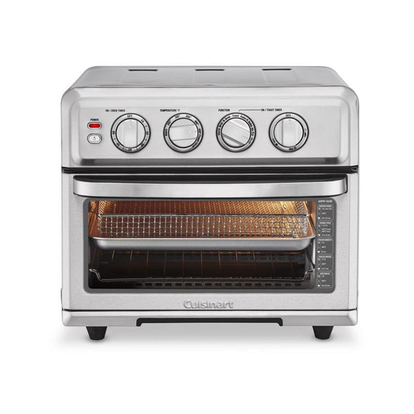 Horno multifunción de acero inoxidable plateado Cuisinart de 14 in. H X 16 in. W X 12 in. D