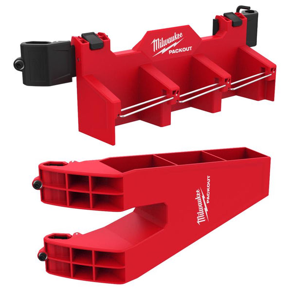 Accesorio para caja de herramientas Milwaukee PACKOUT, portaherramientas largo, soporte para herramientas, negro/rojo