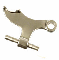National Hardware Zinc w/Rubber Tip Satin Nickel Silver Hinge Pin Door Stop Mounts to door .5 in.